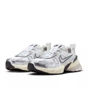 Like new Nike V2K Retro Sneakers with Metallic Accents